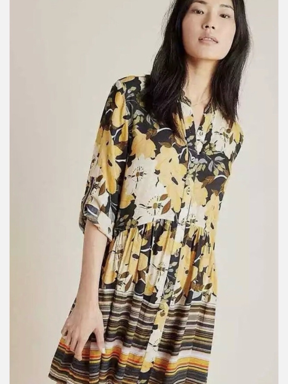 Anthropologie Blck London Hadley Tunic Dress
